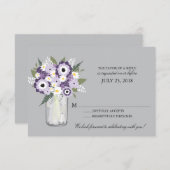 Mason Pot Bloemen | RSVP (Voorkant / Achterkant)