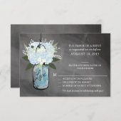 Mason Pot Bloemen | RSVP (Voorkant / Achterkant)