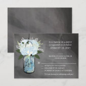 Mason Pot Bloemen | RSVP (Voorkant / Achterkant)