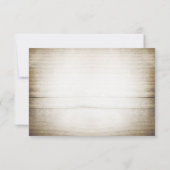 Mason pot en witte bloemen bruiloft RSVP kaarten (Achterkant)