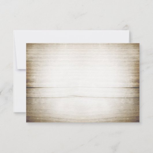 Mason pot en witte bloemen bruiloft RSVP kaarten Kaartje (Achterkant)