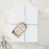 Mason pot met een boeket van rustieke bloemen boek cadeaulabel (Met Touw)