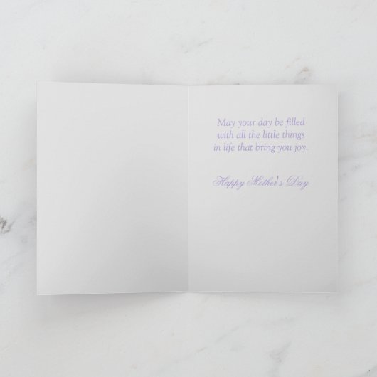 Mason-pot met Paarse hydrangeas-snaarlampjes Kaart (Binnen)