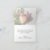 Mason Pot met Roos en Wilde Bloemen Dank Je Bedankkaart (Binnen)