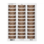 Mason Pot Slingerlichten Rustiek Landelijk Hout Ka Etiket (Full Sheet)