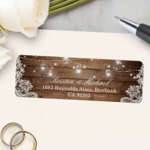 Mason Pot Slingerlichtjes Landelijke Houten Kant