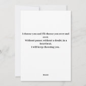 Mason Pot van Liefde Feestdagenkaart (Achterkant)