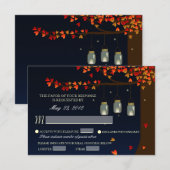 Mason Pot Weerlichtjes Eik Boom RSVP [Maaltijd Opt (Voorkant / Achterkant)