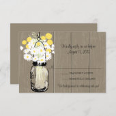 Mason Pot Weidebloemen & Billy Ballen  RSVP (Voorkant / Achterkant)