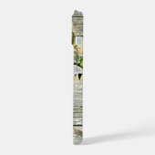 Mason pot wildflower boerderij hout Franse landeli iPhone 15 Case (Linkerkant)