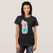 Mason potje cute oceaan verfpenseel t-shirt (Voorkant volledig)