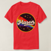 Mason Rainbow in ruimte  stijl T-shirt (Design voorkant)