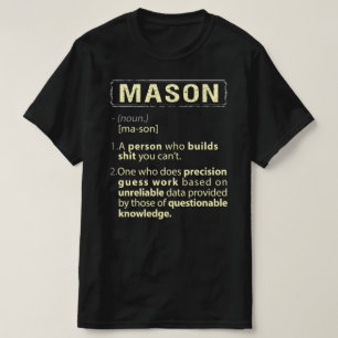 Mason Real American Definition T-shirt