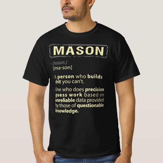 Mason Real American Definition T-shirt (Voorkant)