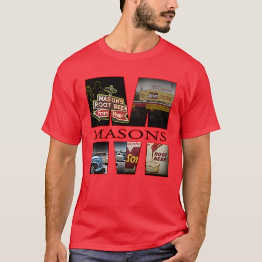Mason Root Bier Stand 2 T-shirt (Voorkant)