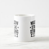 Mason Stone Strong Custom Name Mug Koffiemok (Center)
