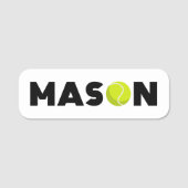 Mason Tennis Name Tag (Voorkant)