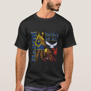 Mason vader van alle vrijmetselaarskompas vader' t-shirt