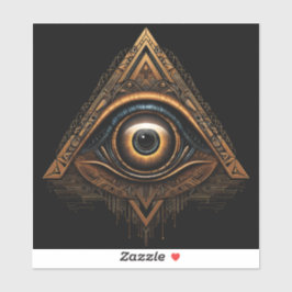 Masonic All Seing Eye Sticker