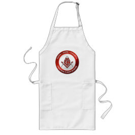 Masonic Apron - Red Lang Schort