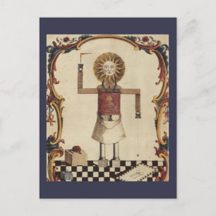 Masonic art briefkaart