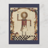 Masonic art briefkaart (Voorkant)