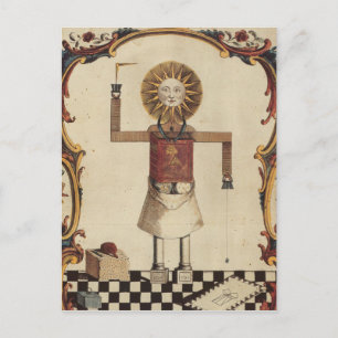 Masonic art briefkaart