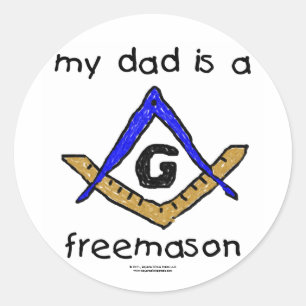 Masonic Baby - Ronde Sticker