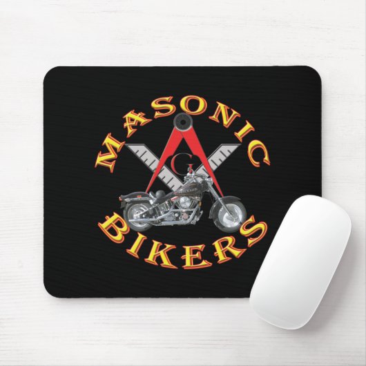 Masonic Bikers Muismat (Met muis)