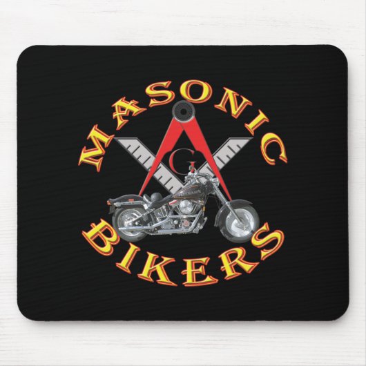 Masonic Bikers Muismat (Voorkant)