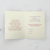 Masonic Birthday Gevouwen Kaart - 5 "x 7" (Binnen)