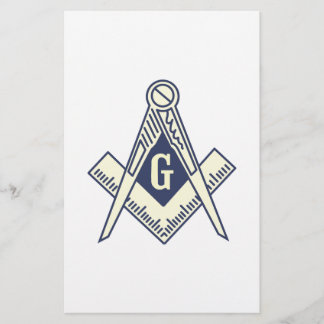 Masonic Blue Lodge Briefpapier