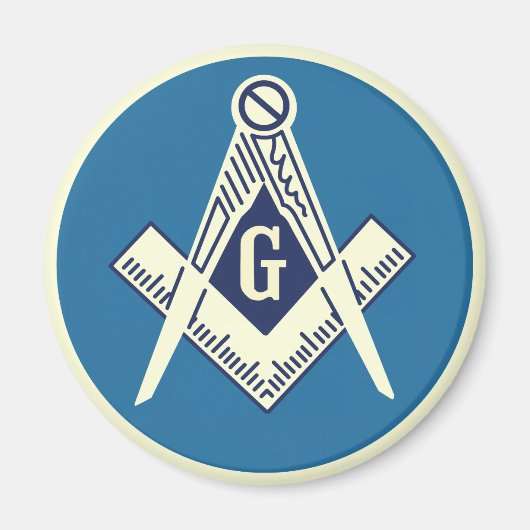 Masonic Blue Lodge Magneten (Voorkant)