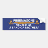 Masonic Brothers Bumpersticker (Voorkant)