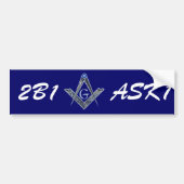Masonic Bumpersticker (Voorkant)