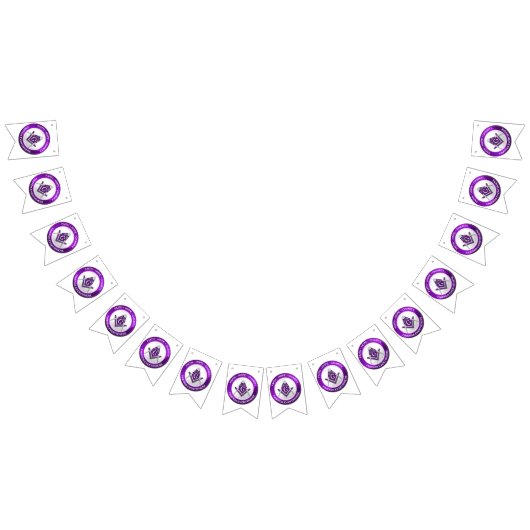 Masonic Bunting Banner Purple (Alle)
