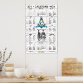 Masonic Calendar 2011 Poster (Keuken)
