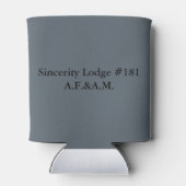 Masonic Can Koozy Blikjeskoeler (Achterkant)