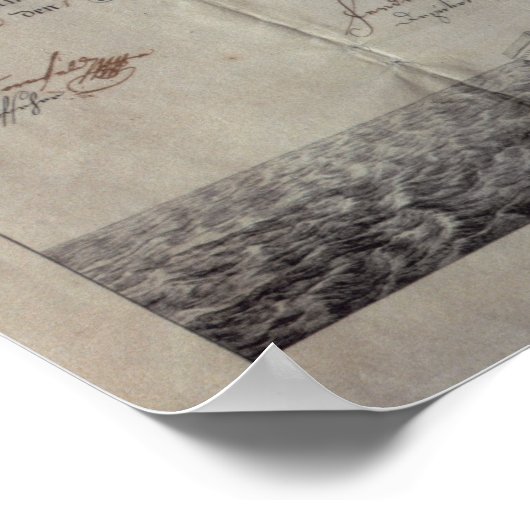 Masonic certificate, 1785 poster (Hoek)