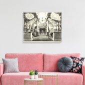 Masonic Chart (1846) Canvas Afdruk (Insitu (Woonkamer))