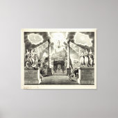 Masonic Chart (1846) Canvas Afdruk (Voorkant)