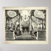 Masonic Chart (1846) Poster (Voorkant)