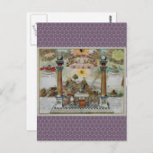 Masonic Chart 2 Briefkaart (Voorkant / Achterkant)