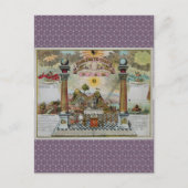 Masonic Chart 2 Briefkaart (Voorkant)