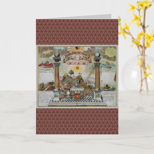 Masonic Chart 2 Kaart (Gele Bloem)