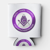 Masonic Cooler Purple (Voorkant)