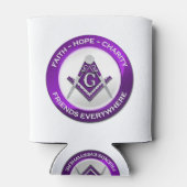 Masonic Cooler Purple (Achterkant)