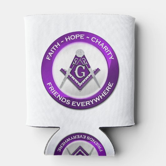 Masonic Cooler Purple (Achterkant)