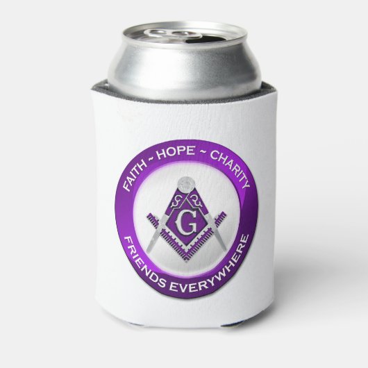 Masonic Cooler Purple (Blikje Achterkant)
