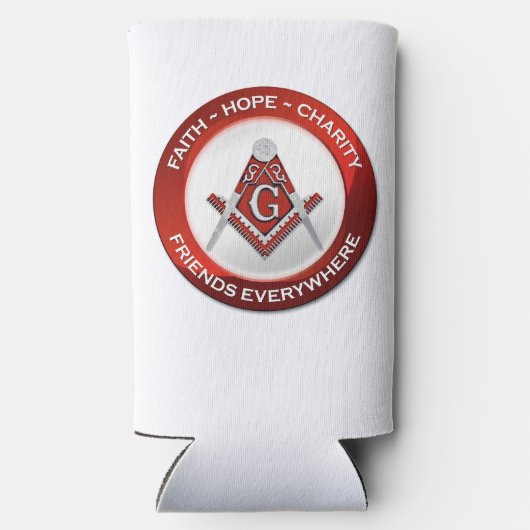 Masonic Cooler Red (Achterkant)